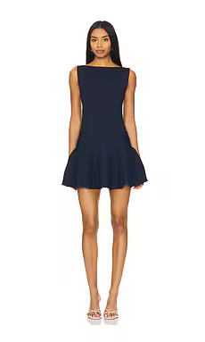 retrofete Audrina Dress in Navy from Revolve.com | Revolve Clothing (Global)