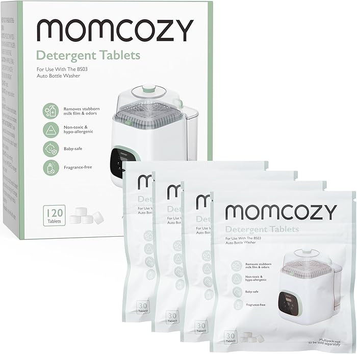 Momcozy Official Washing Block for Momcozy KleanPal Pro Baby Bottle Washer, 120 Detergent Tablets | Amazon (US)