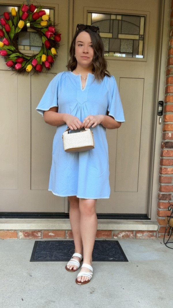 Soft + Minimal Aesthetic:
Clean, simple, sweet. This dress feels like a soft summer breeze 🩵 

#LTKPlusSize #LTKSeasonal #LTKSummerEdit