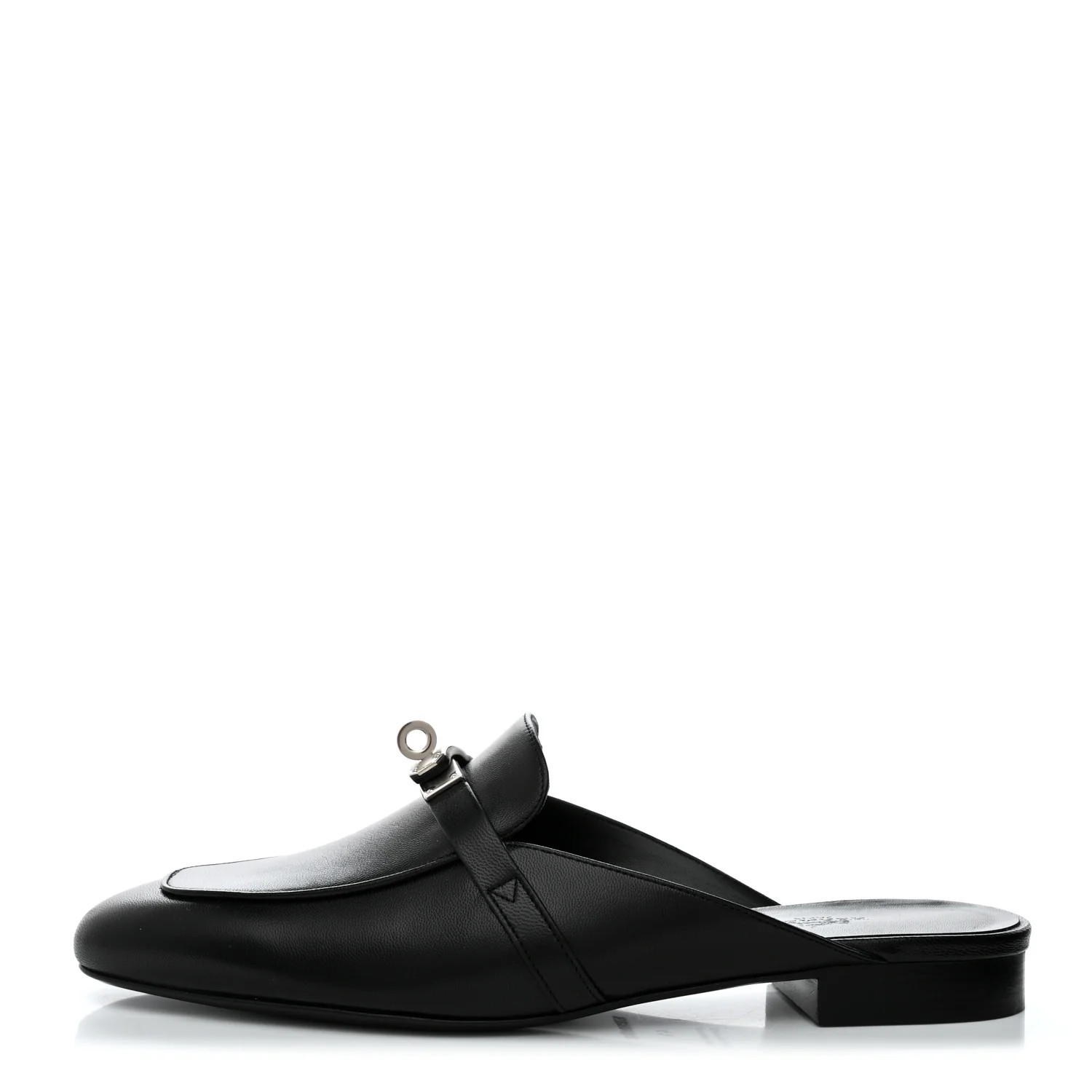 Goatskin Oz Mules 41 Black | FASHIONPHILE (US)