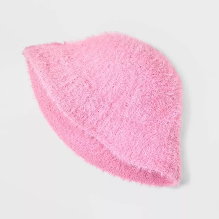 Girls' Knit Bucket Hat - art class™ Pink | Target