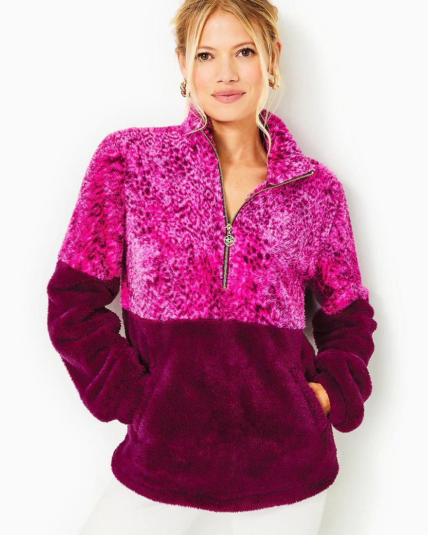 Keala Sherpa Popover | Splash of Pink - A Lilly Pulitzer Store