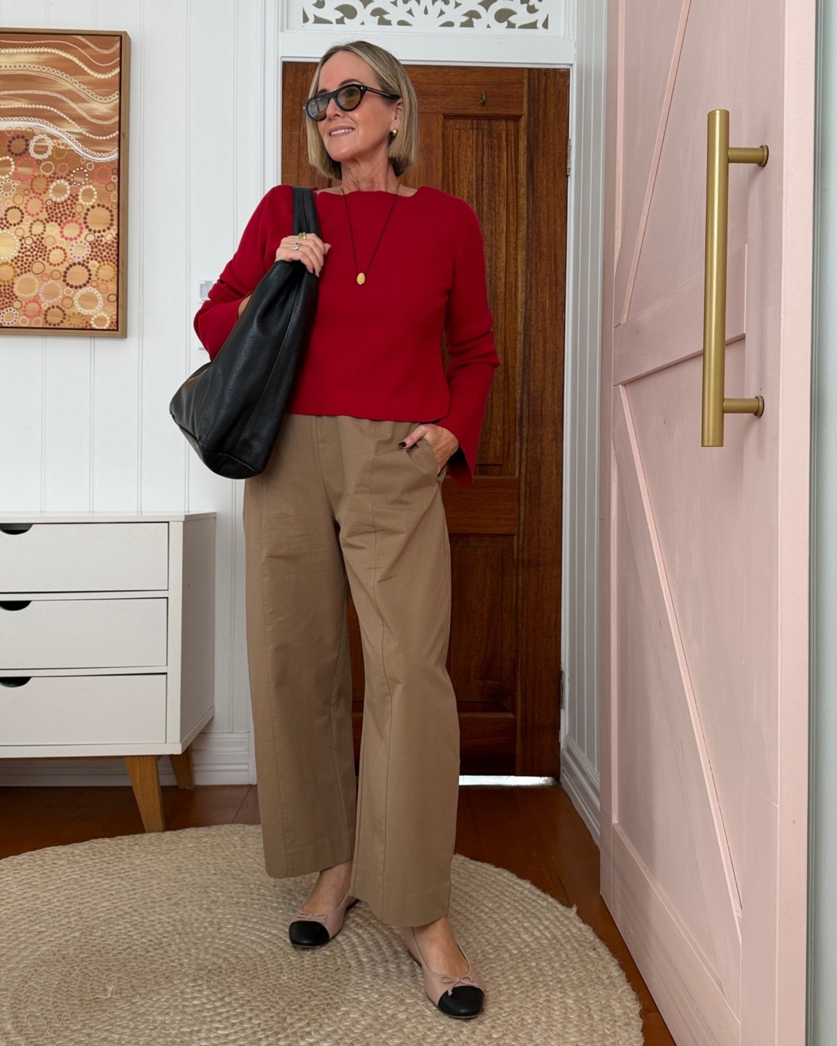 Casual Monday 

Knit: size L
Pants: size 10 

Shoes: FRANKIE4 Trinity flats 
Necklace: Gimme store (code NIKKI10)

#LTKwinter #LTKover50style #LTKaustralia