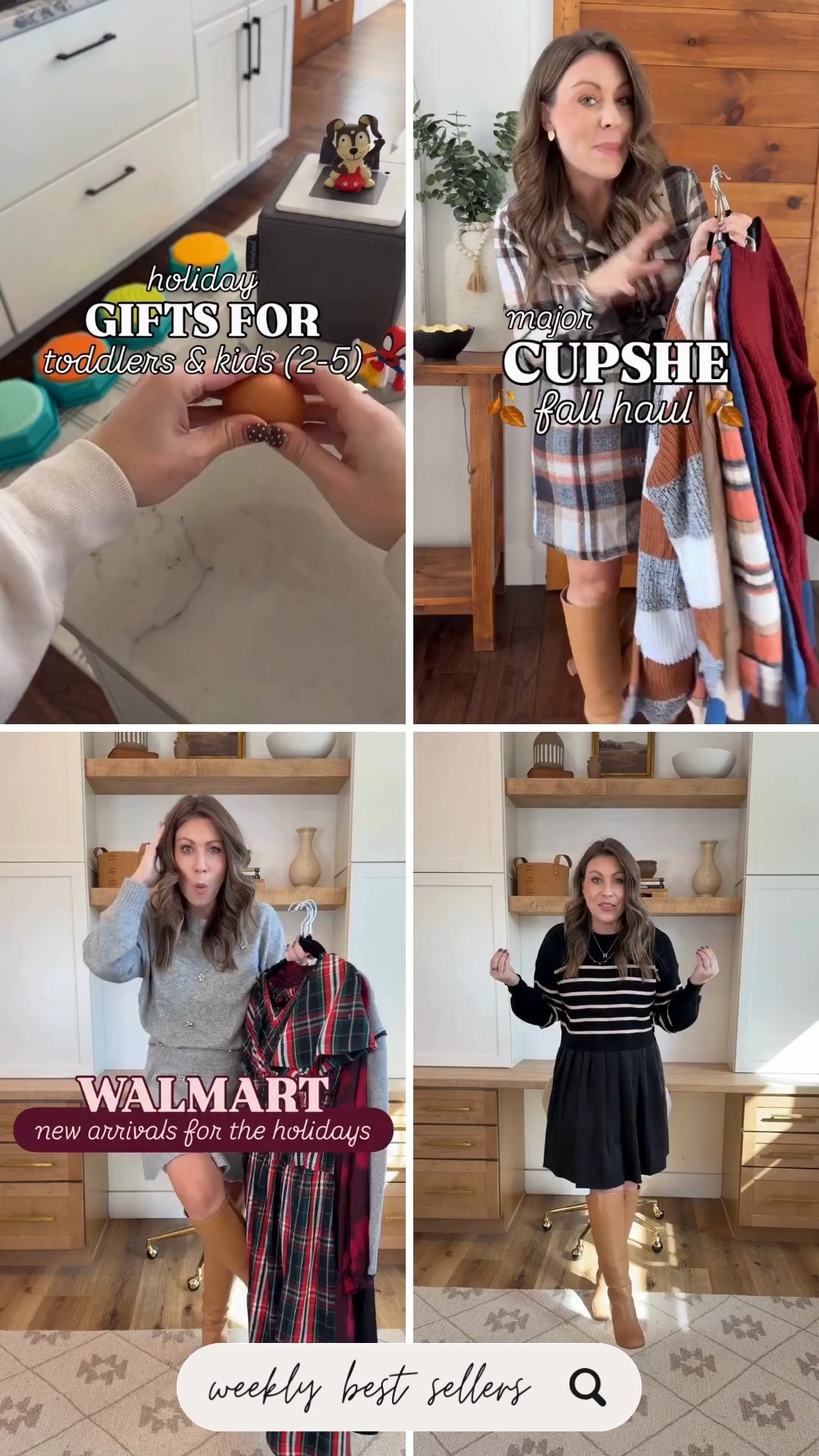 Top shopped videos this week!

#LTKKids #LTKootd #LTKSeasonal