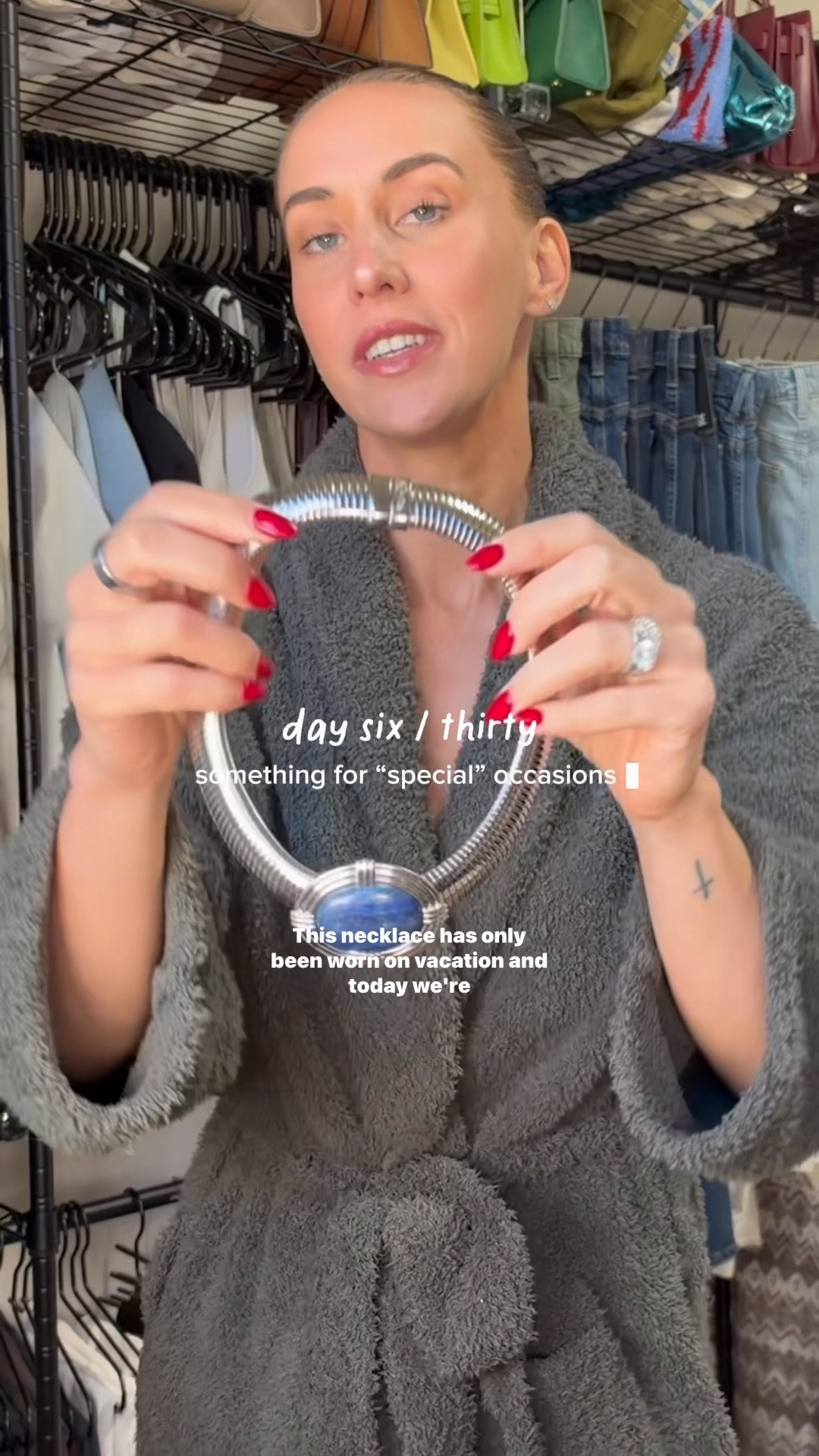How to dress down a statement necklace 🤍 

A white ribbed square-neck tank (size small), light-wash straight jeans (size 27), diamond studs, a black shoulder bag, and leopard flats. 
The square neckline frames the necklace perfectly. Shop the look below!

#LTKstyletip #LTKSeasonal #LTKshoecrush #LTKfindsunder100 #LTKitbag