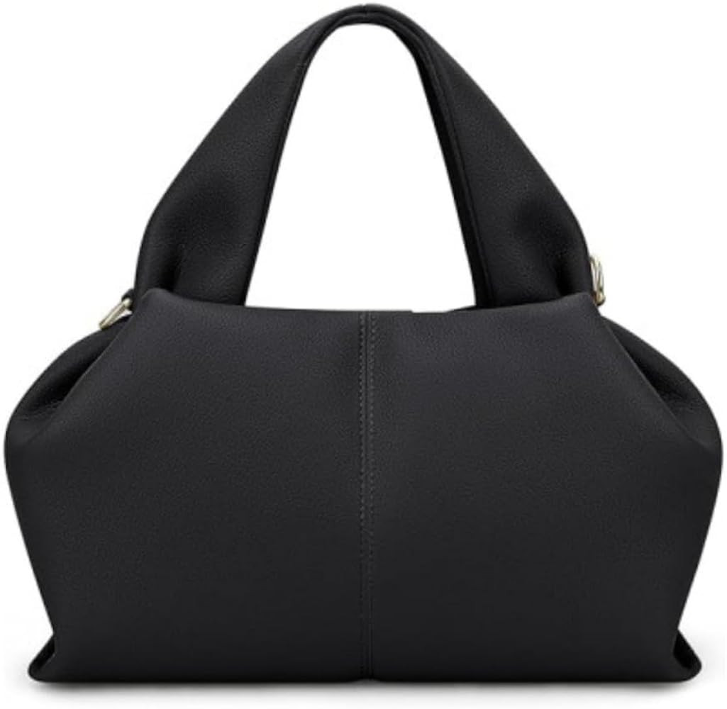 Large Capacity HandBags Genuine Leather Purses for Women Tote Bags Ladies Cloud Clutch Big Should... | Amazon (US)