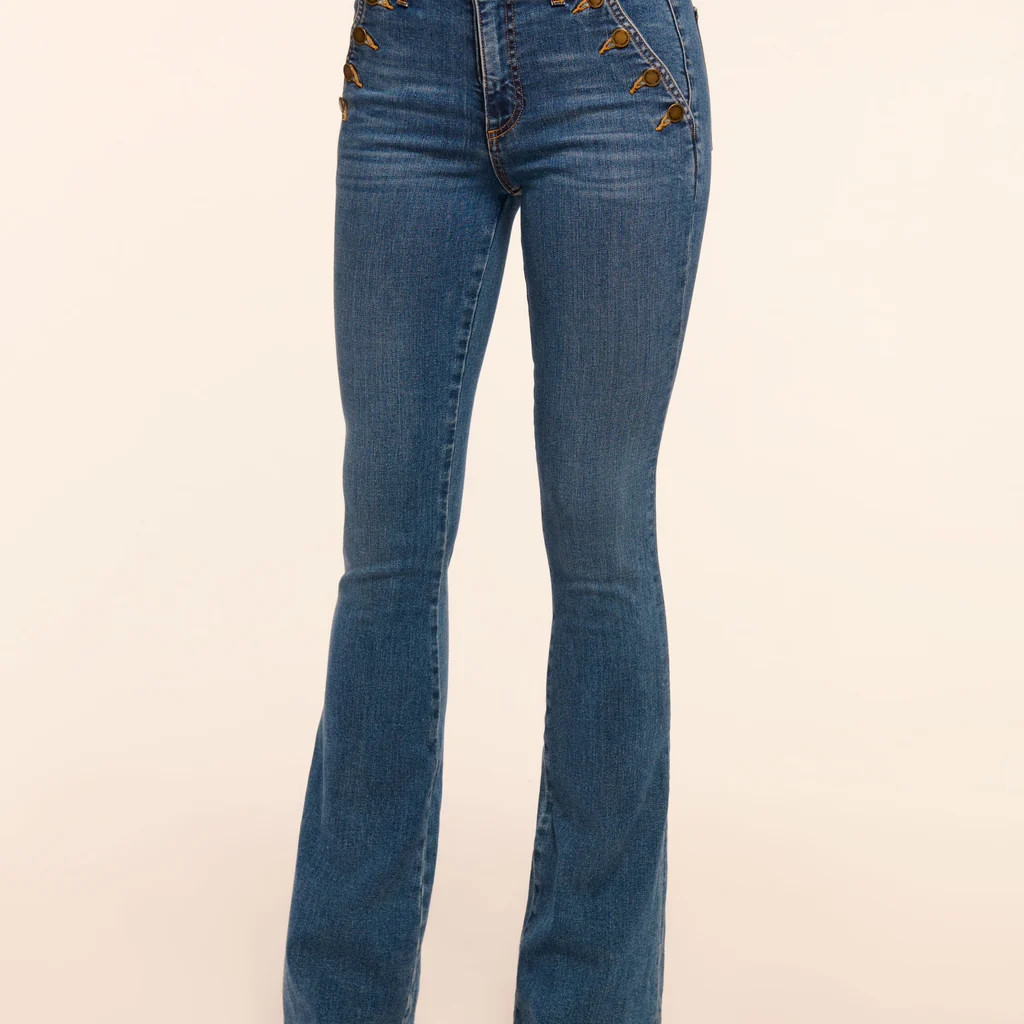 Helena High-Rise Flare Jean | Ramy Brook