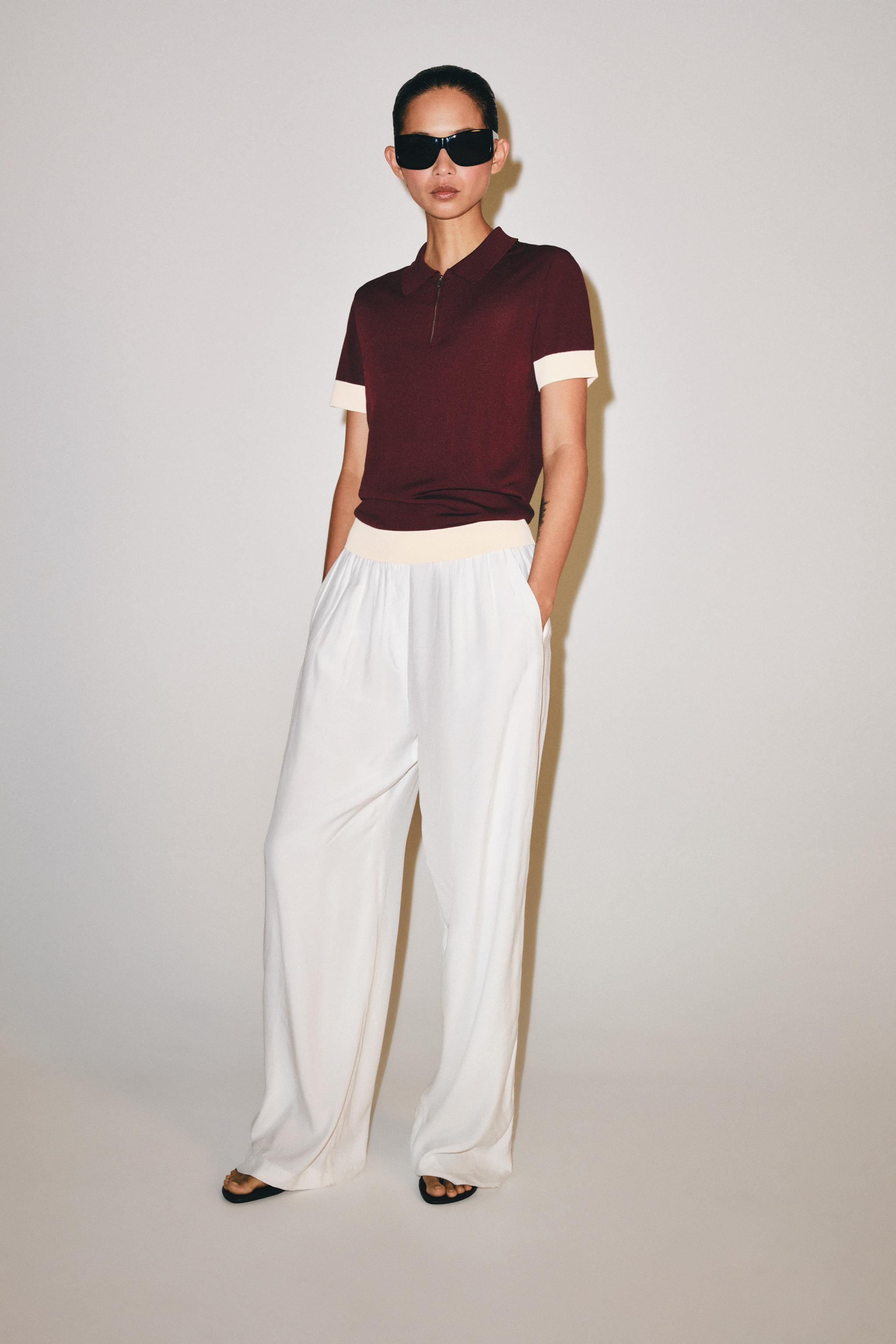 Strick-Polo mit Reißverschluss | Zara DE