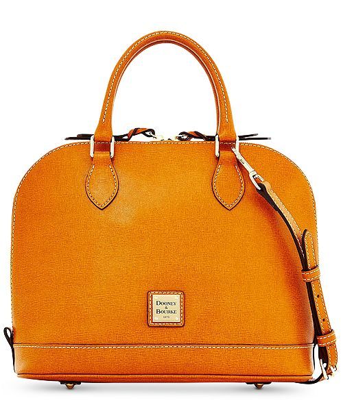 Saffiano Zip Zip Satchel | Macys (US)