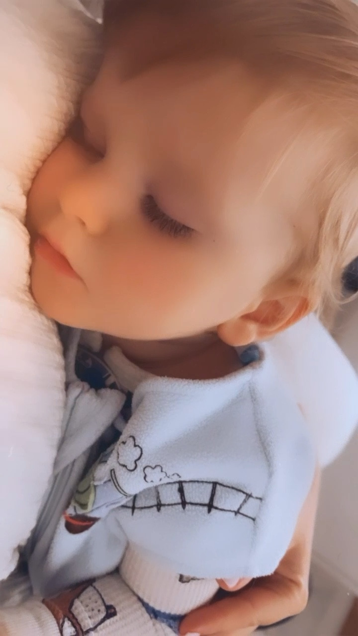 Those post-nursing session snuggles are heaven on earth 🥰  - especially on this cozy and chilly fall morning!! 🍂  I love this sweet snuggly little bear 🐻 with everything in me! 👼🏼 also, the sweetest little time to pray over his little soul and life 🥹 what a treasure and gift it is to be a mama - my greatest and most important calling!! 🙏🏽 

#LTKbaby #LTKfamily #LTKhome