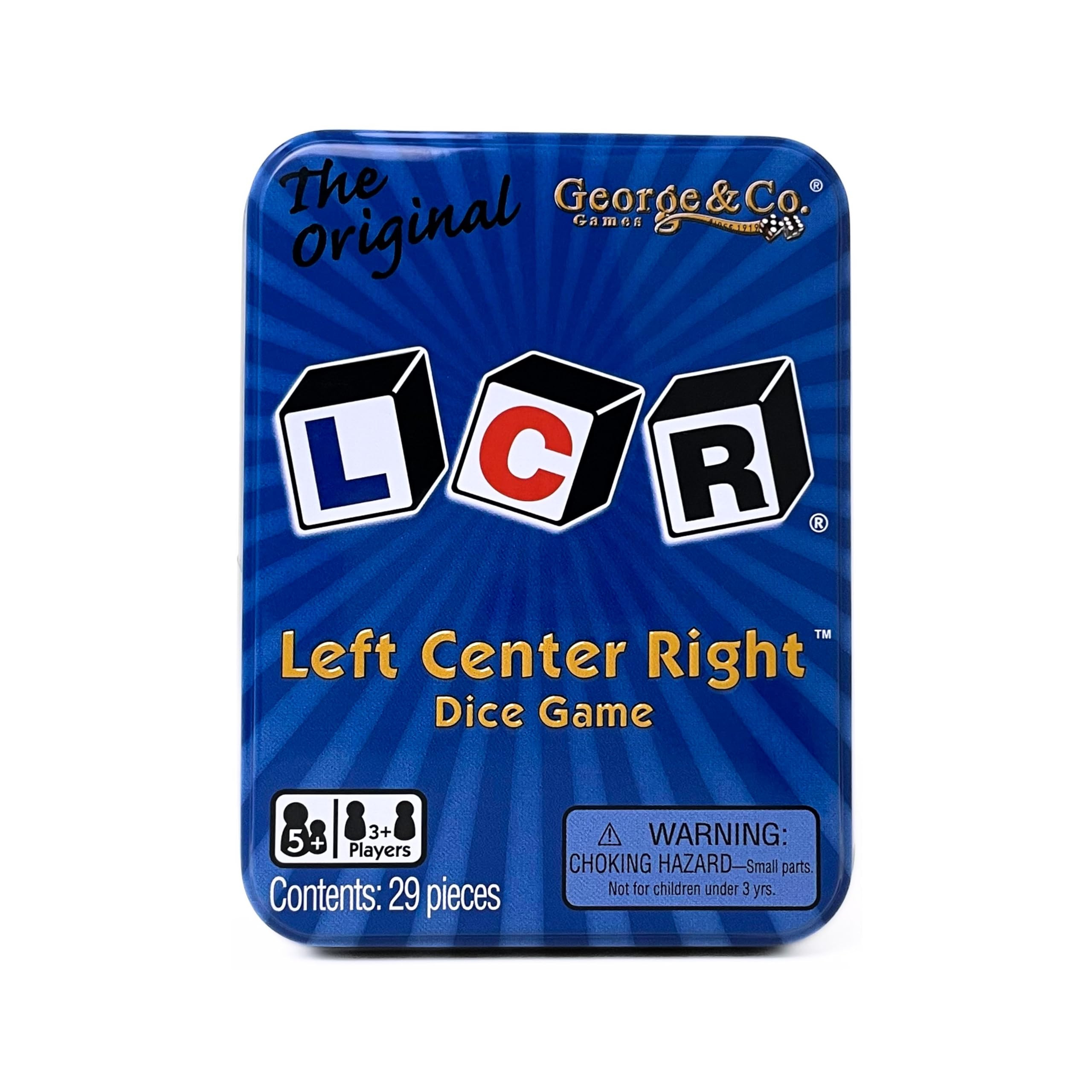 LCR® Left Center Right™ Dice Game - Blue Tin | Amazon (US)
