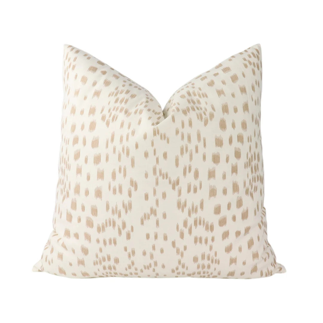 Brunschwig & Fils Les Touches Pillow Cover in Sand 8012138.116.0 // Designer Pillow Cover // High... | Etsy (US)