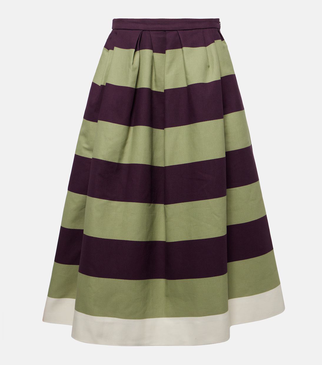 Striped cotton midi skirt | Mytheresa (US/CA)