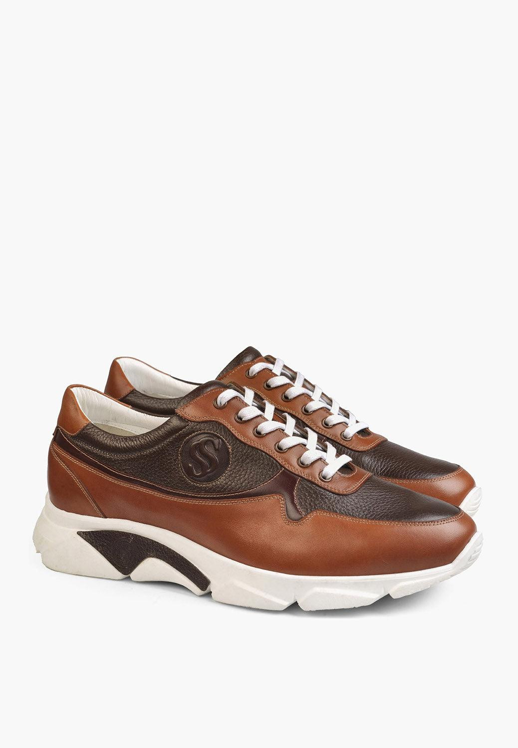 Attraente Sneaker Cognac - SEPOL Shoes | SEPOL Shoes