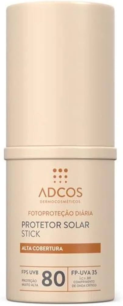 Adcos Protetor Solar Tonalizante Stick FPS80 Bronze 17g | Amazon (BR)