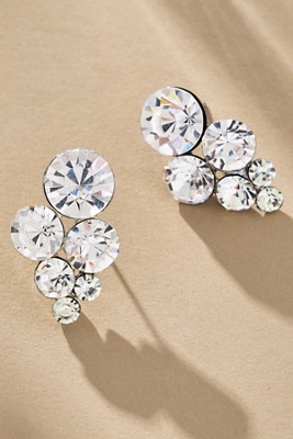 Multi-Crystal Post Earrings | Anthropologie (US)