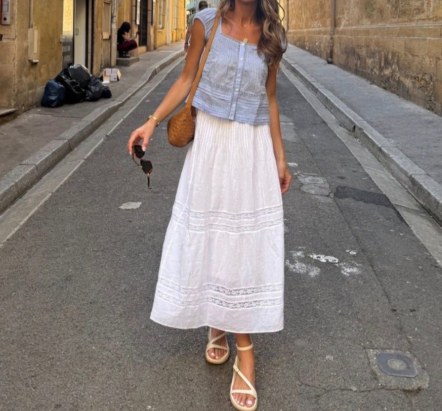 Euro Summer incoming !! This outfit is so cute and will leave you stunning in Europe walking cobble stone streets :) perfect for feeling those cooler summer days 🫶

#LTKFestival #LTKootd #LTKSeasonal