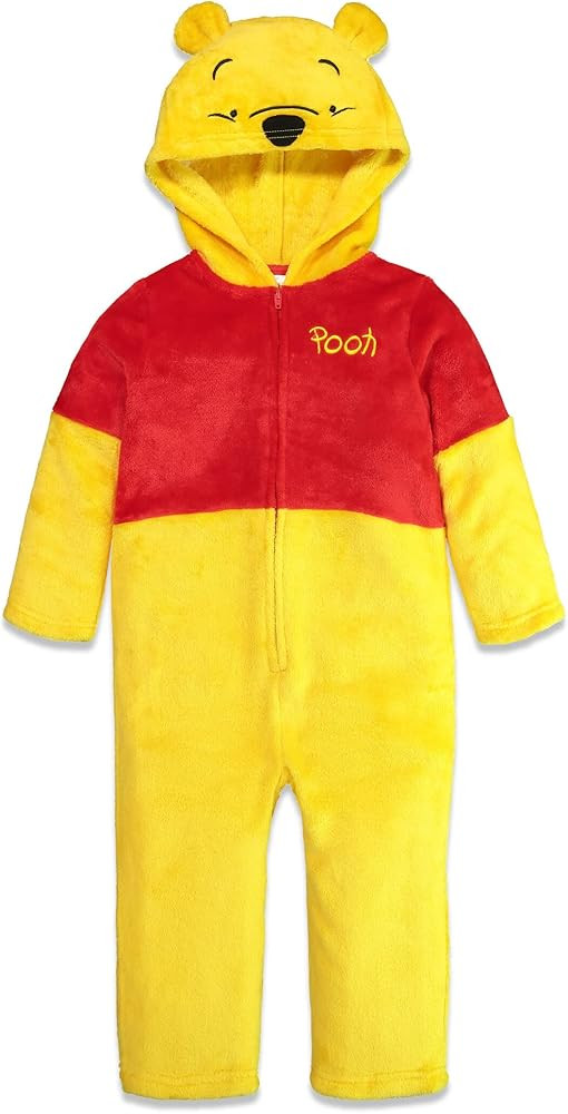 Disney Winnie the Pooh Tigger Eeyore Fleece Zip Up Coverall Newborn to Big Kid | Amazon (US)