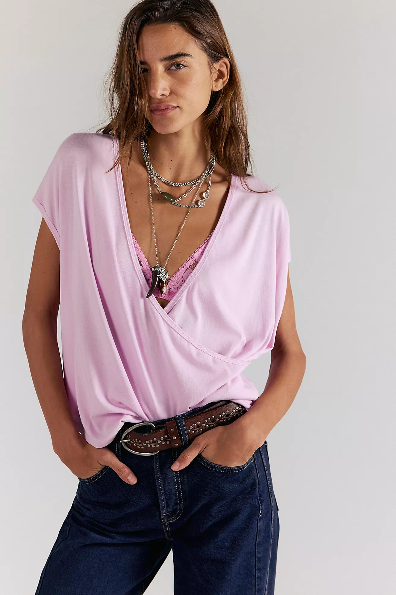 We The Free Wrap Me Up Tee | Free People (Global - UK&FR Excluded)