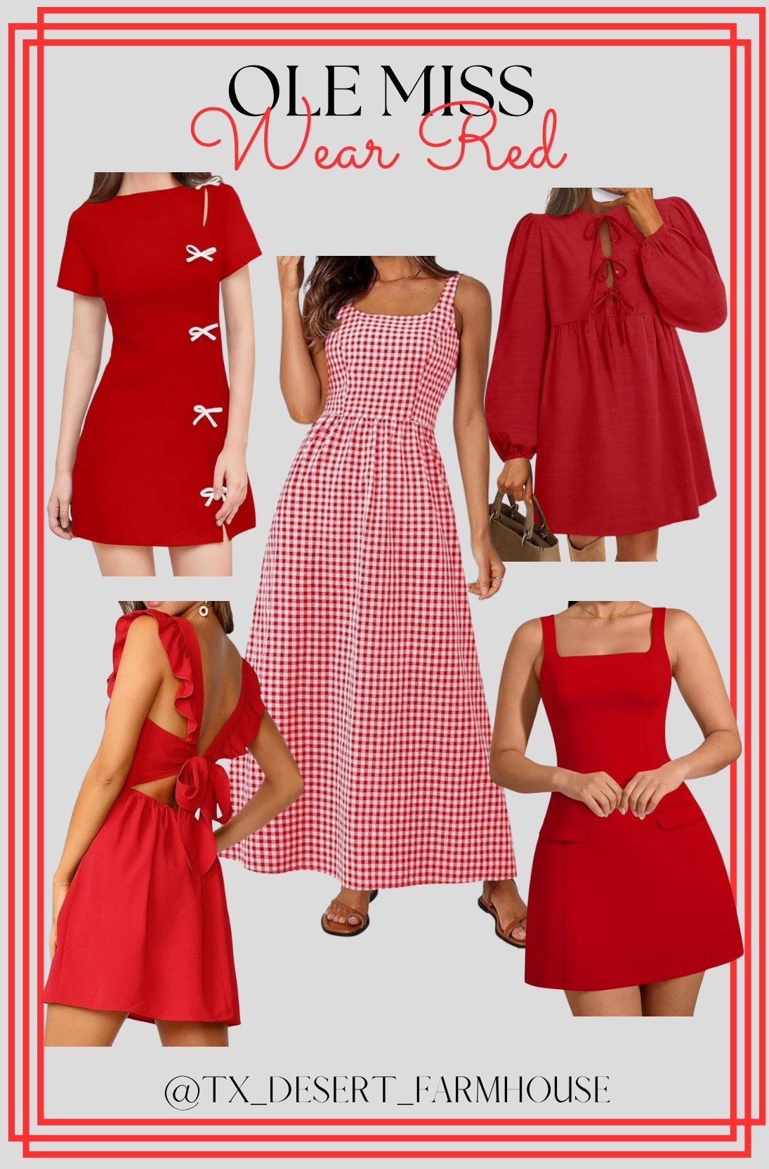 Ole Miss Wear Red Amazon Dresses with Two Day Prime Shipping

XXTAXN Women's Summer Boat Neck Short Sleeve Elegant Y2k A Line Mini Dress

OYOANGLE Women's Tie Back Square Neck Ruffle Strap Sleeveless A Line Flare Flowy Lightweight Summer Short Dress
ZESICA Women's Dress Fall Long Puff Sleeve Self Tie Front Babydoll A Line Pleated Cute Mini Tunic Dresses 2025
Wenrine Womens Summer T Shirt Dress Casual Short Cap Sleeve Ruffle Hem Crewneck Loose Mini Dresses
PRETTYGARDEN Women's 2025 Summer Spaghetti Strap Maxi Dresses Plaid Square Neck A Line Casual Beach Vacation Long Sundress
CIDER Summer Mini Dress for Women Gingham Ruched Ruffle Tube Dress with Scarf Bandeau Dress Cute Vacation Outfits

#reddress #wesrred #olemiss #olemisswearred #reddress #redshortdress #longreddress #shortreddress

#LTKFindsUnder50 #LTKU #LTKSeasonal