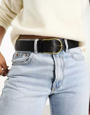 ASOS DESIGN half moon waist and hip jeans belt  | ASOS | ASOS (Global)