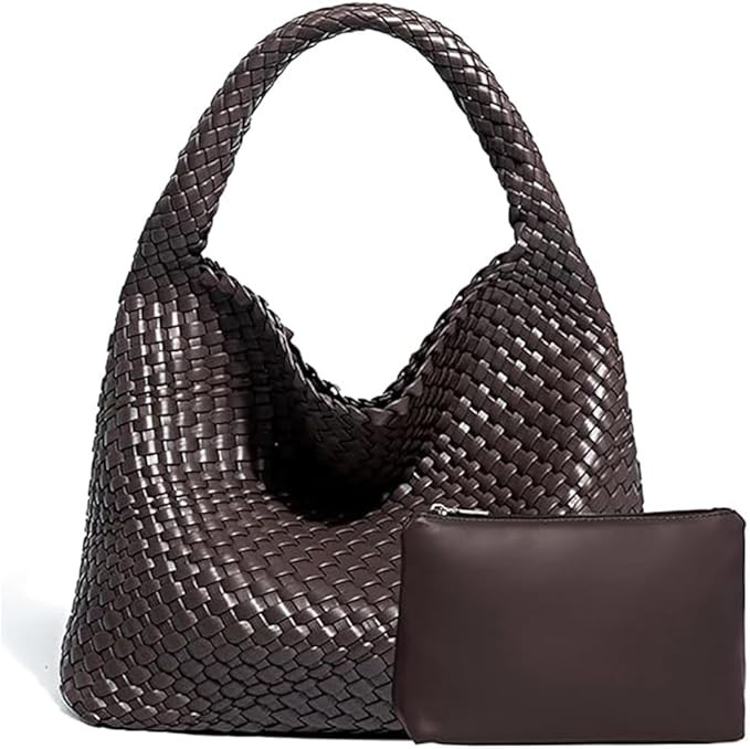 Geelyda Woven Tote Bag for Women with Purse, Fashion Shoulder Hobo Underarm Bags, Large Woven Han... | Amazon (US)