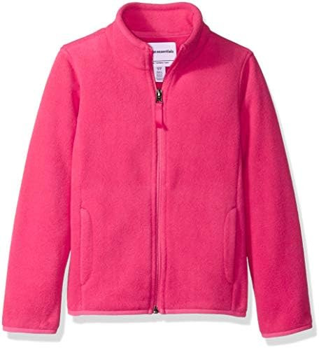Amazon Essentials Girls and Toddlers' Polar Fleece Full-Zip Mock Jacket | Amazon (US)