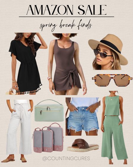 Check out these great Amazon deals for your perfect spring break getaway!
#travelessential #bigspringsale #vacationlook #resortwear

#LTKsalealert #LTKSeasonal #LTKtravel