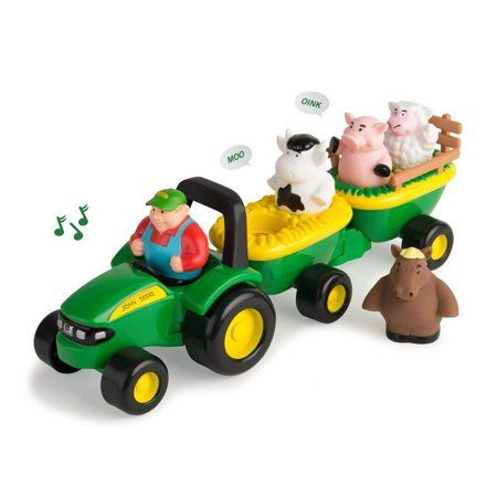 tomy john deere animal sounds hayride preschool toy | Walmart (US)