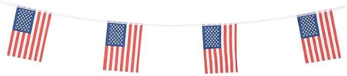 Pretty_Jessie American Flags USA Small String Flag Banner US Mini National Country World Flags 4t... | Amazon (US)