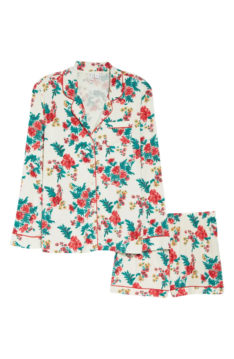 Moonlight Eco Long Sleeve Short Pajamas | Nordstrom