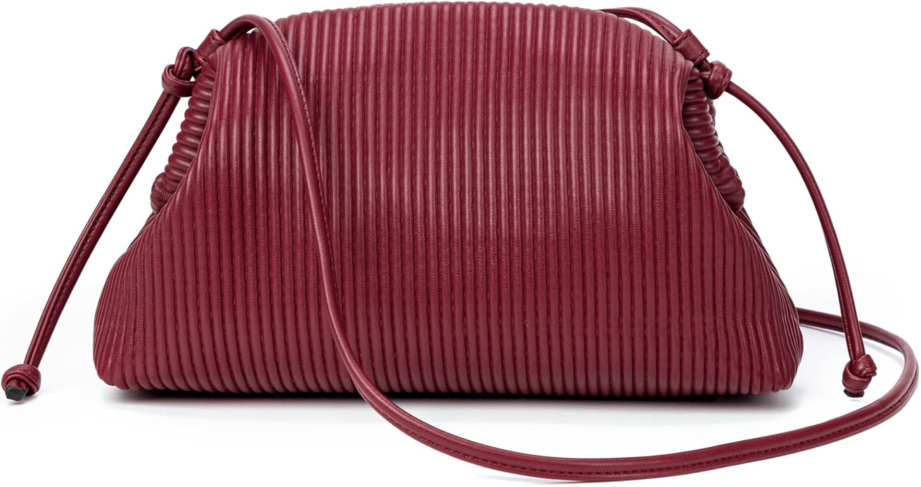 KingTo Clutch Purses for Women, Soft Cloud Bag Fashion Dumpling with Ruched Pouch Handbag for Cro... | Amazon (US)