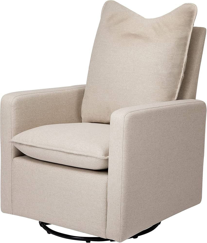 Babyletto Cali Pillowback Swivel Nursery Glider, 29x34x41.25 Inch (Pack of 1), Performance Beach ... | Amazon (US)