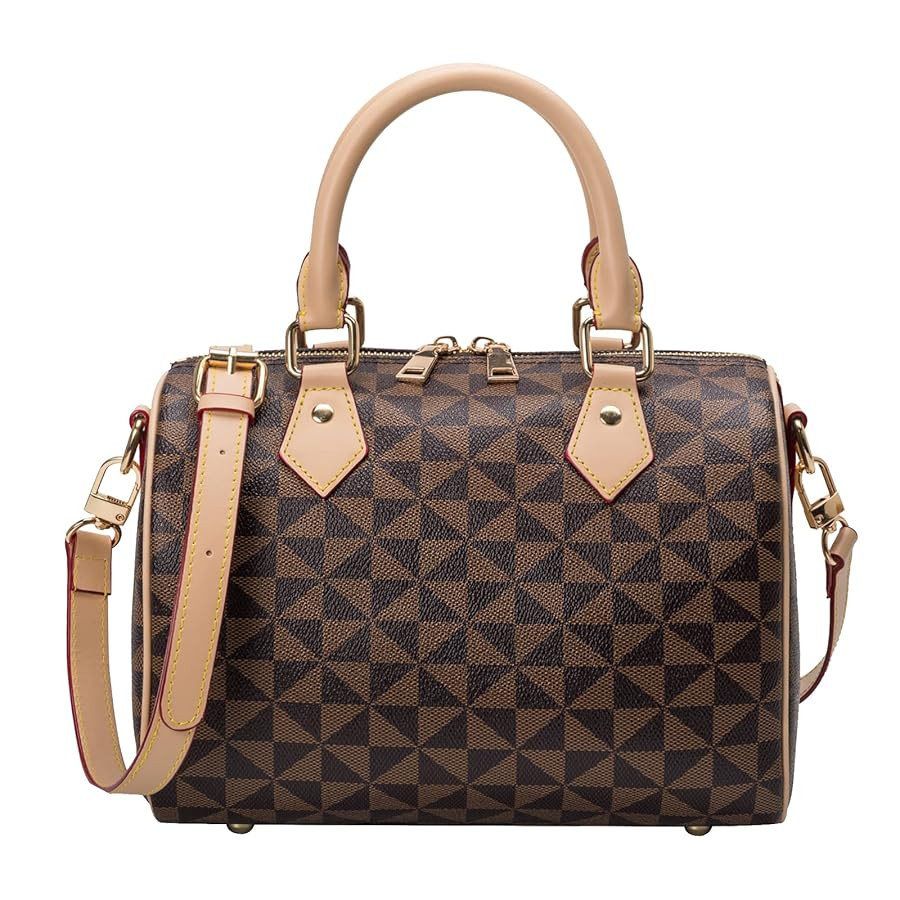 Top Handle Bags for Women Fahsionable Designer Crossbody Purse Large Cute Satchel Handbag | Amazon (US)