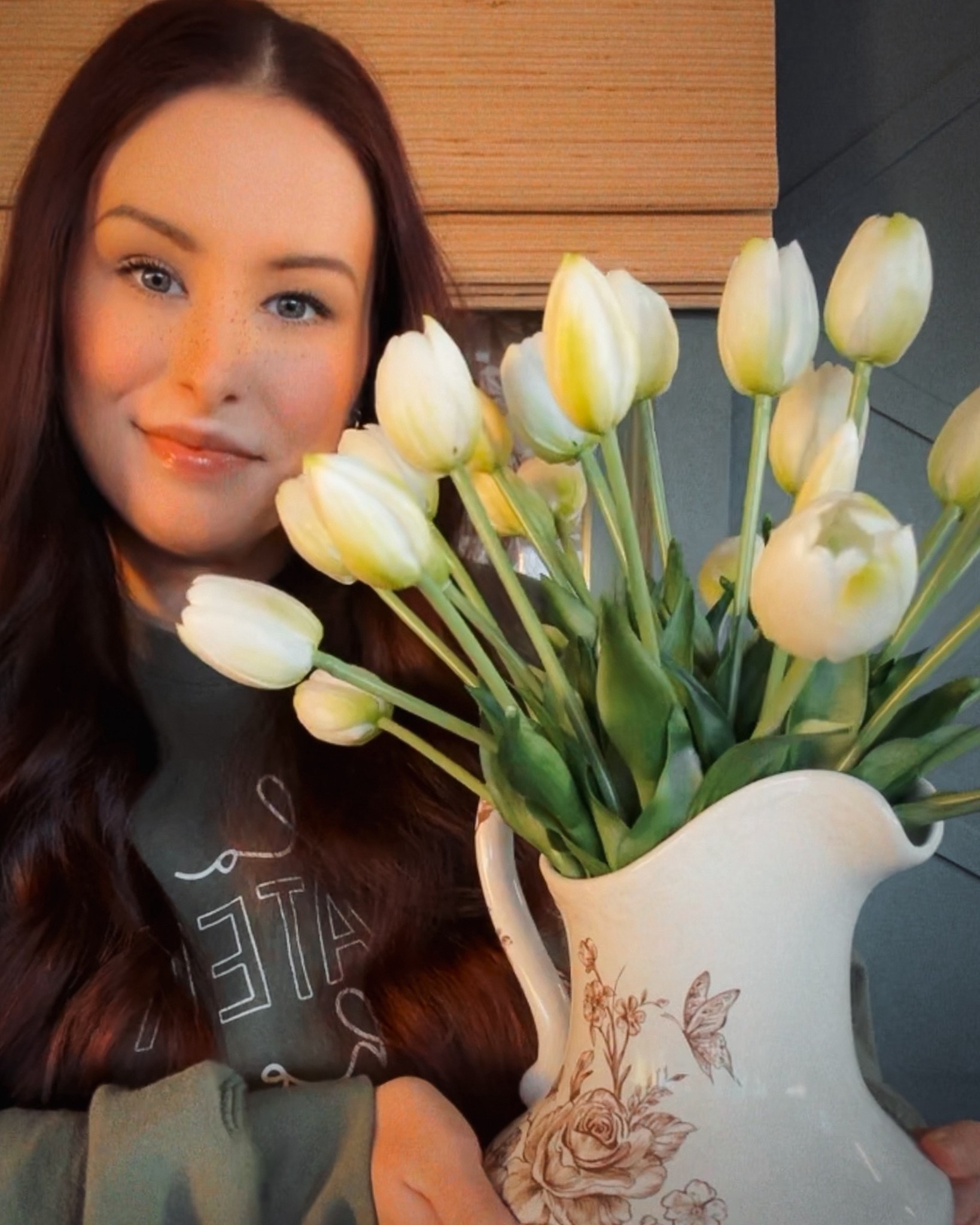 I’m slowly sprinkling little pops of spring into the kitchen and seeing what feels right. No rushing over here. 💚 But these faux tulips? A must. I grabbed them last year and they look so real that I knew I had to bring them back. 🌷

#LTKSeasonal #LTKHome