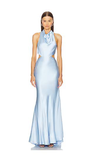 x REVOLVE Anya Gown in Baby Blue Dress | Light Blue Dress | Blue Maxi Dress | Revolve Clothing (Global)