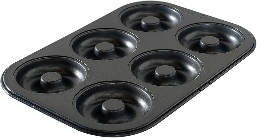 Nordic Ware 6 Cavity Donut Pan, Metal | Amazon (US)