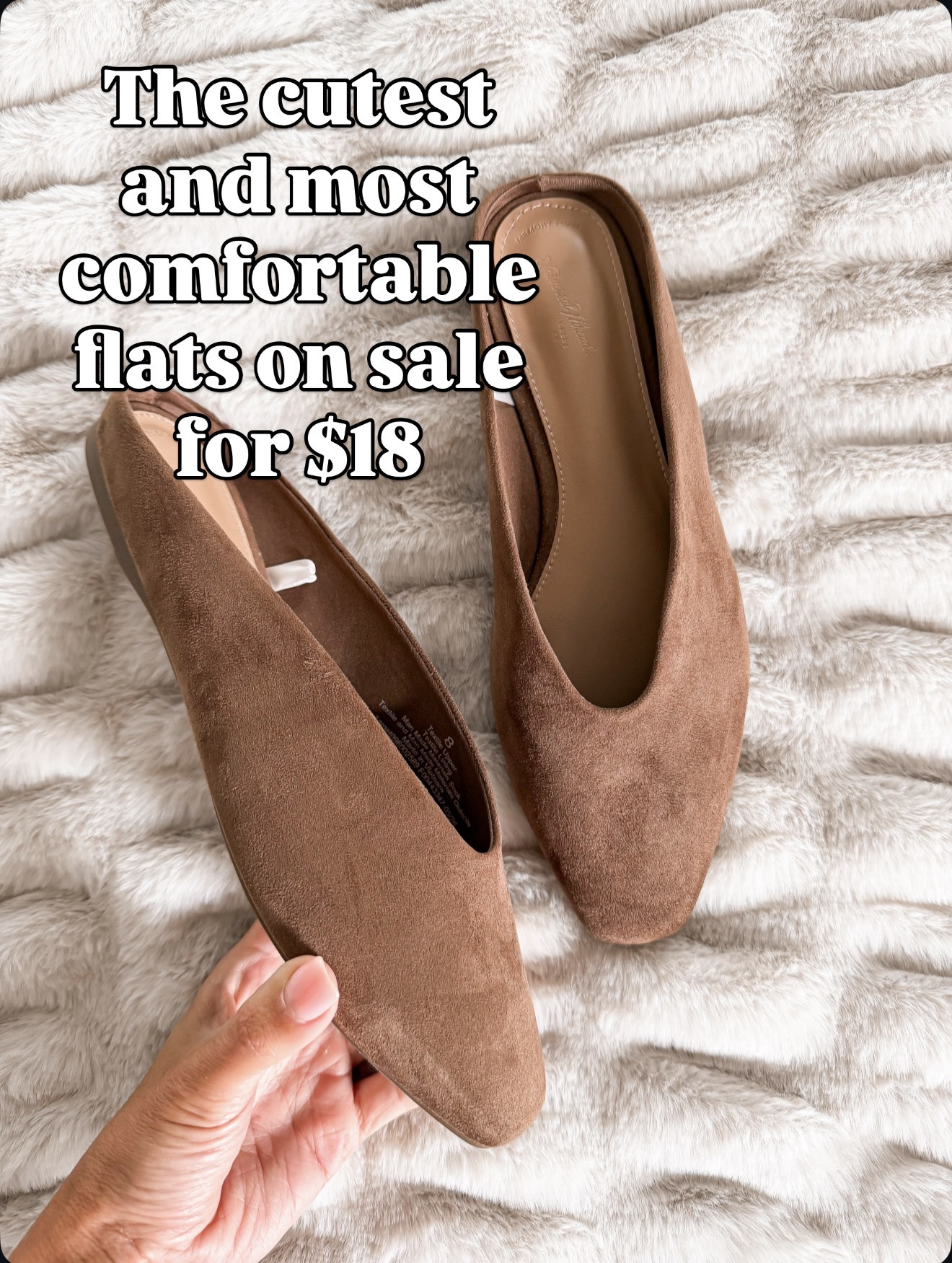 These flats are sooooo comfortable they feel like nothing on your feet. So cute too!