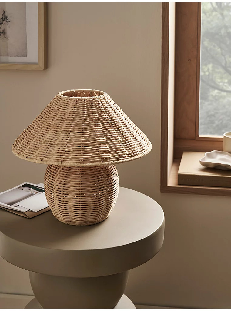 Natural Rattan Sphere Table Lamp | George