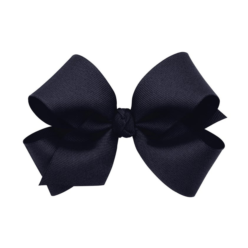 Medium Grosgrain Hair Bow with Center Knot | JoJo Mommy