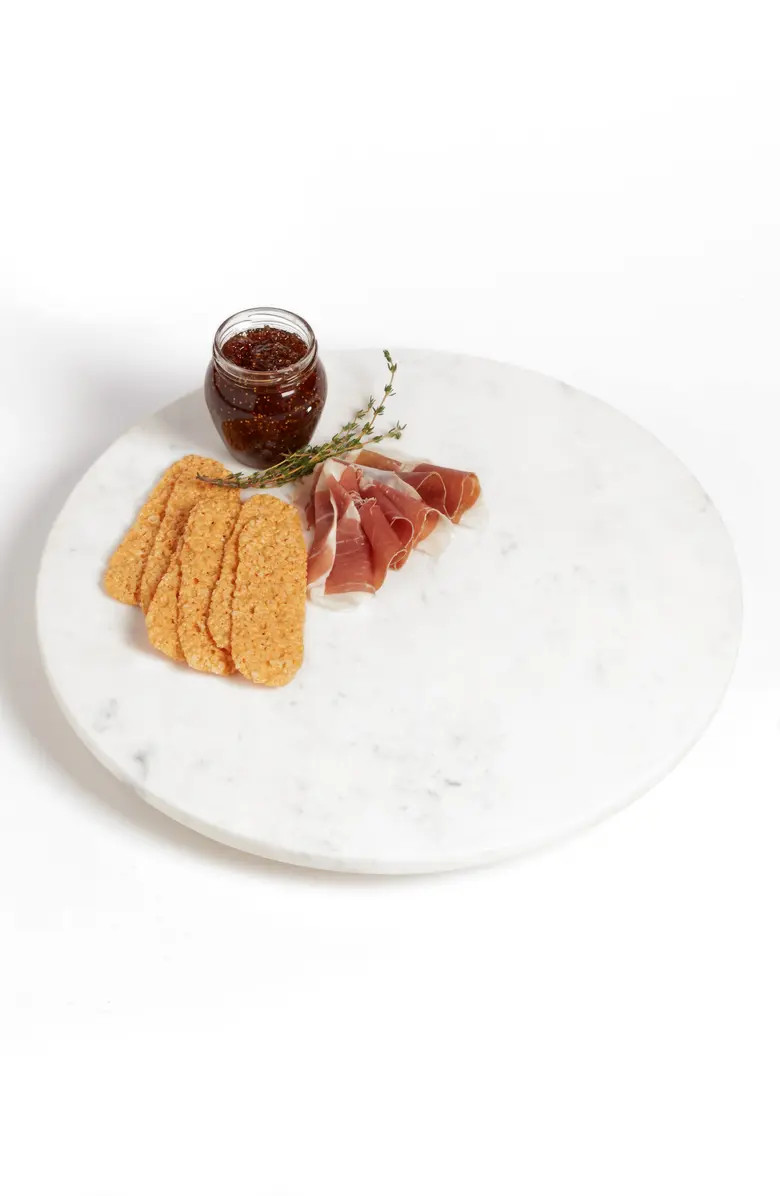 Nordstrom at Home Marble & Acacia Wood Lazy Susan | Nordstrom | Nordstrom