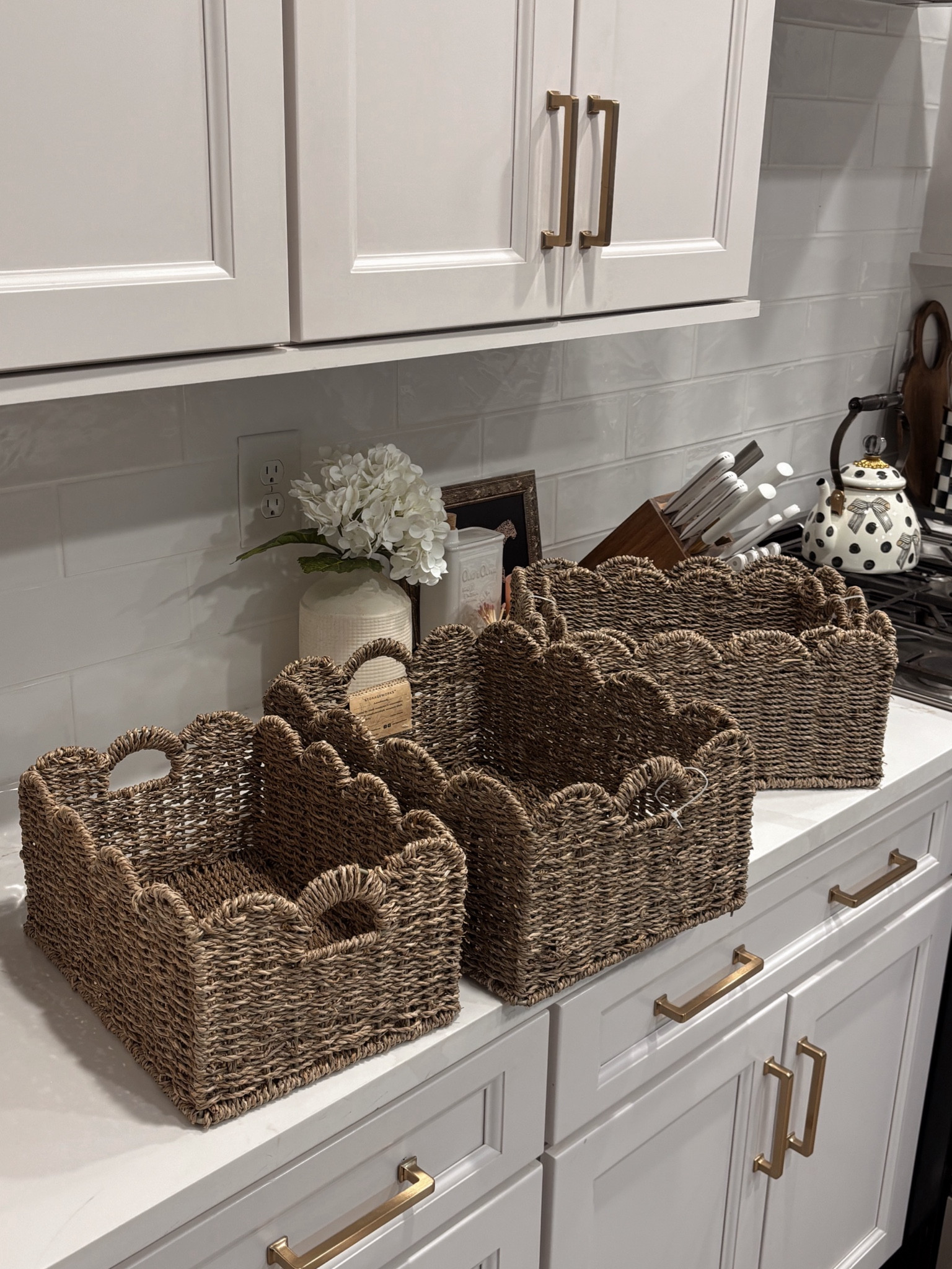 Amazon scalloped storage baskets - love these! 

#LTKHome #LTKFindsUnder50