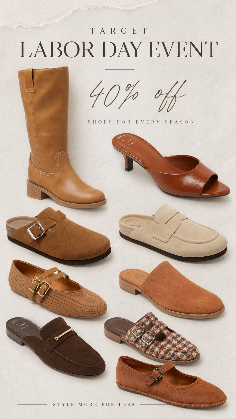 Ends Monday! Get 40% off select shoes for fall🍂✨👀🤍

#LTKSaleAlert #LTKootd #LTKdayinmylife