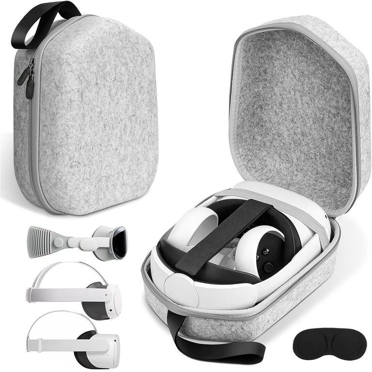 Hard Carrying Case Compatible with Meta Oculus Quest 2/Quest 3/Vision Pro Original/Elite Version ... | Walmart (US)