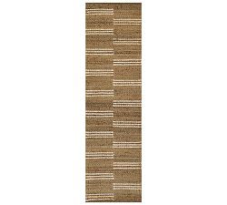 Erin Gates By Momeni Crescent Broken Striped Jute Rug | Pottery Barn (US)