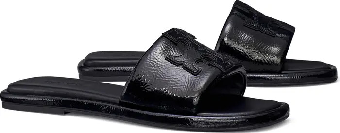 Double-T Leather Sport Slide Sandal (Women) | Nordstrom