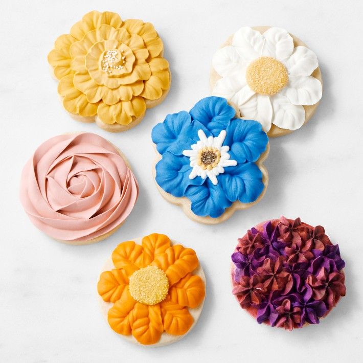 Spring Floral Cookies, Set of 6 | Williams-Sonoma