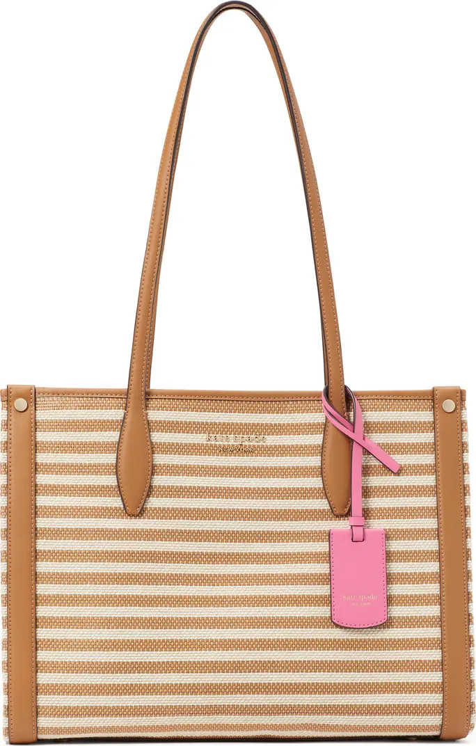 kate spade new york medium market stripe tote bag | Nordstrom | Nordstrom