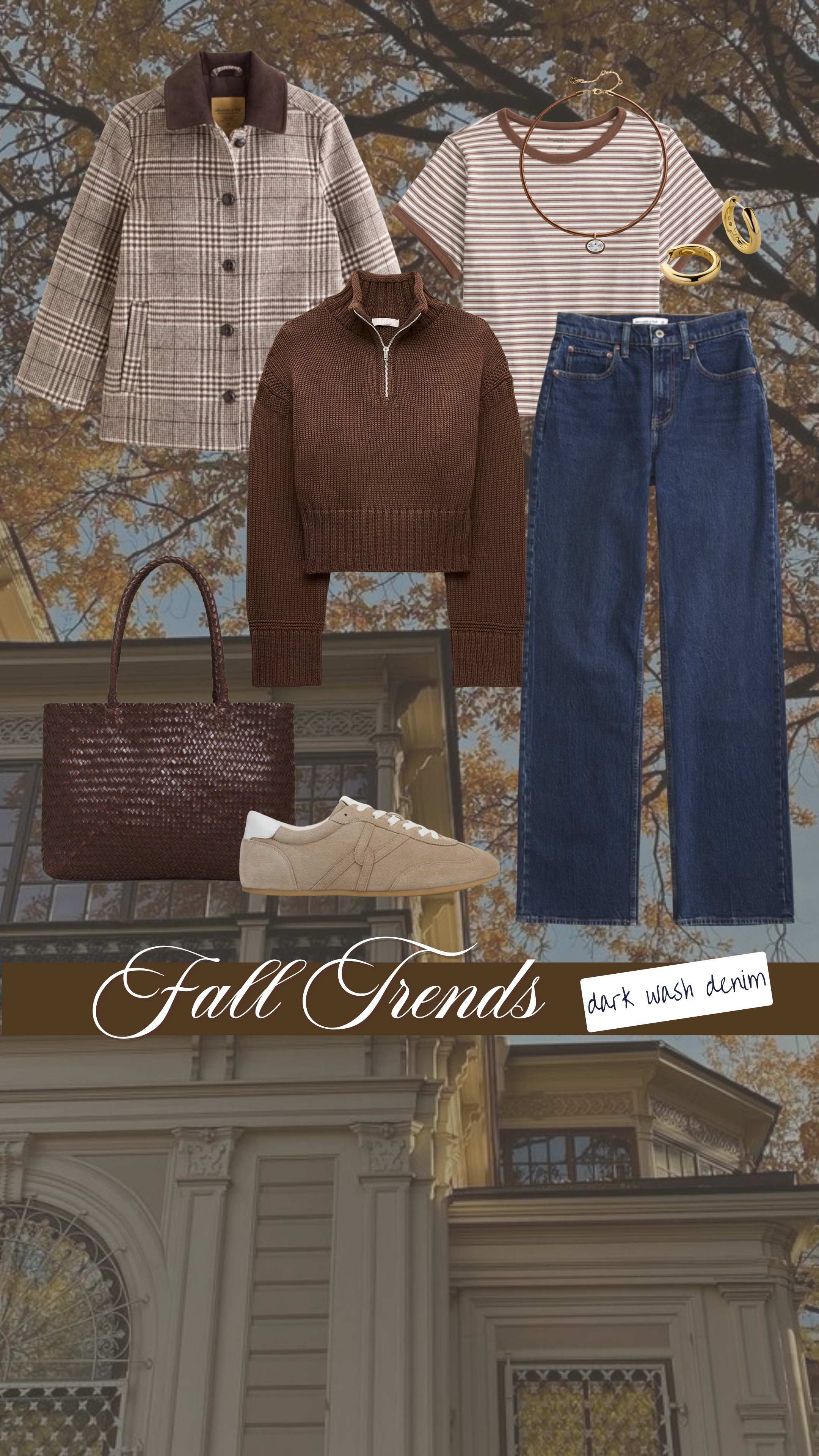 A chocolate brown + dark denim outfit for fall!

Fall outfits, fall trends, chocolate brown outfit ideas, jeans outfits for fall 

 #LTKootd