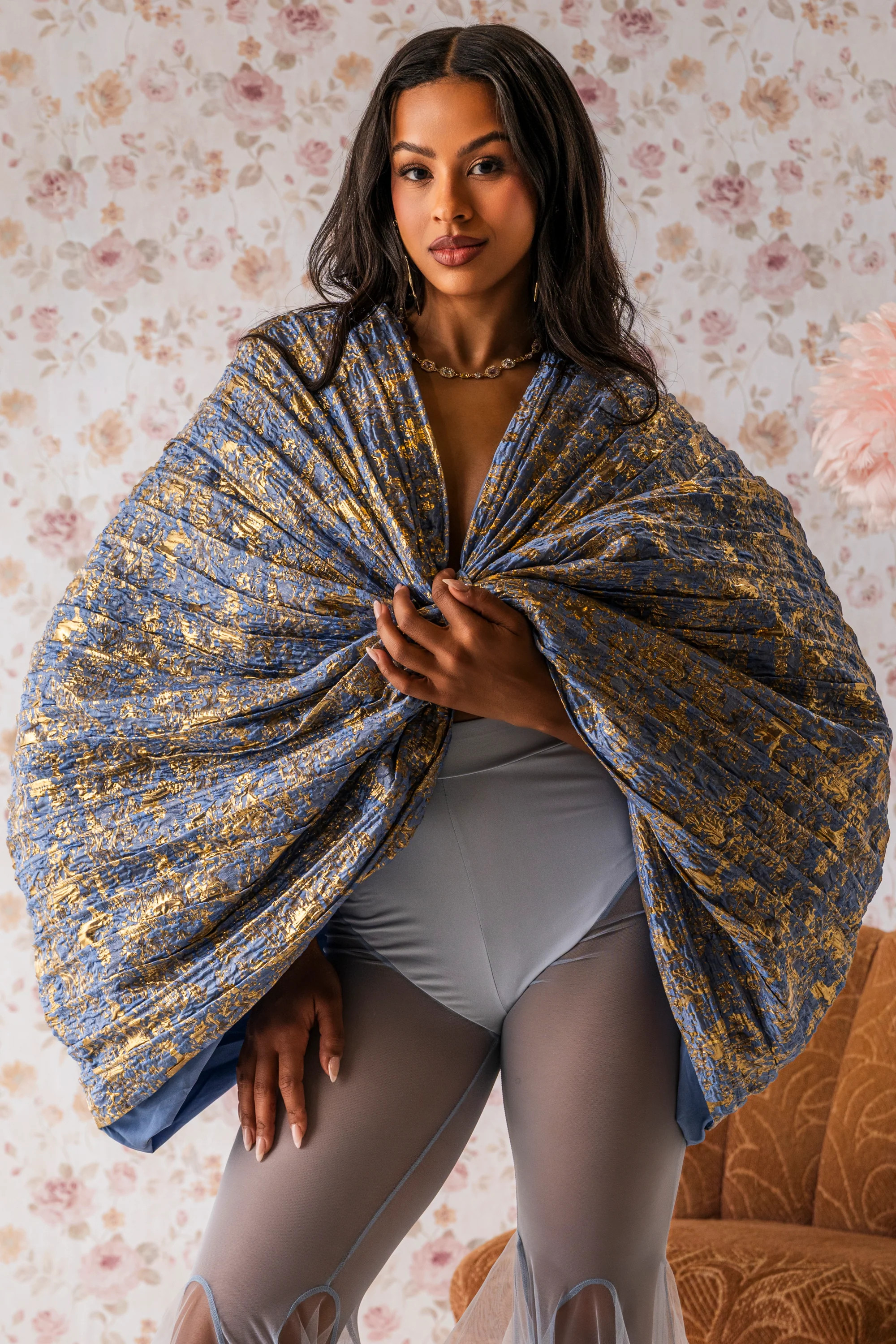 GLORY BROCADE BLOUSE | AKIRA
